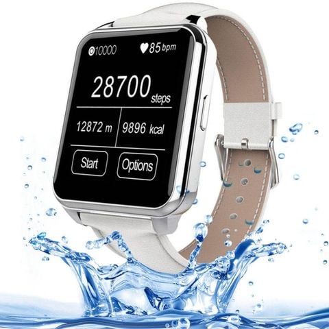 F2 Smartwatch 1,55 inch IPS Full View White – Đồng hồ thông minh sang trọng, chống nước, kết nối toàn diện