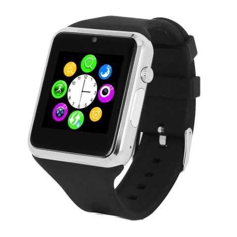 ZGPAX S79 Silver Black – Đồng hồ thông minh màn hình cảm ứng 1,54 inch, Bluetooth