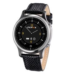  Đồng hồ thông minh ZGPAX Noble S360 Black – Dây da, Bluetooth & SOS 