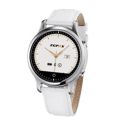  Đồng hồ thông minh ZGPAX Noble S360 White – Dây da, Bluetooth & SOS 