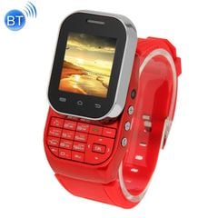  KEN XIN DA W1 Red – Đồng hồ thông minh 1.44 inch, 2 SIM, Bluetooth, FM 