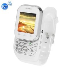  KEN XIN DA W1 White – Đồng hồ thông minh 1.44 inch, 2 SIM, Bluetooth, FM 