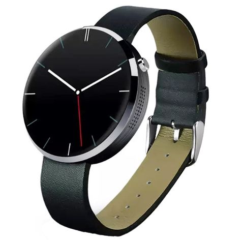 DOMINO DM360 Black – Đồng hồ thông minh hỗ trợ sức khỏe, màn hình tròn IPS, Bluetooth tiện ích