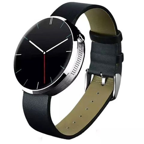 DOMINO DM360 Silver – Đồng hồ thông minh hỗ trợ sức khỏe, màn hình tròn IPS, Bluetooth tiện ích