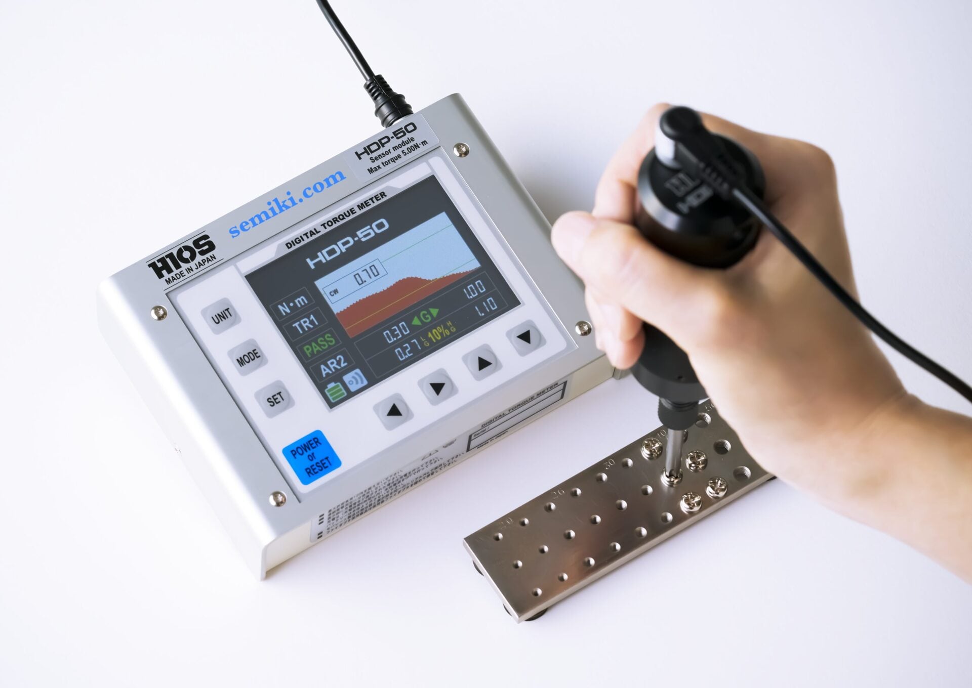 HIOS HDP-5-R3, HDP-50-R3 thiết bị phân tích lực siết vít dữ liệu không dây