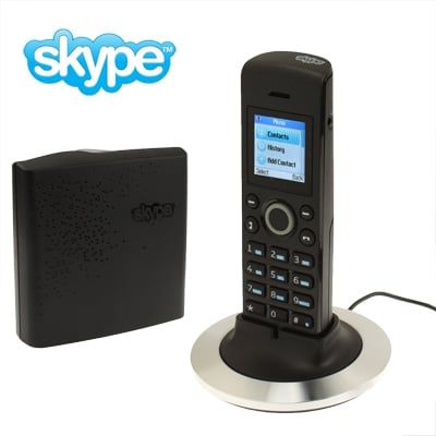 DUALphone – Điện thoại Skype không dây, 2 tài khoản, HD âm thanh