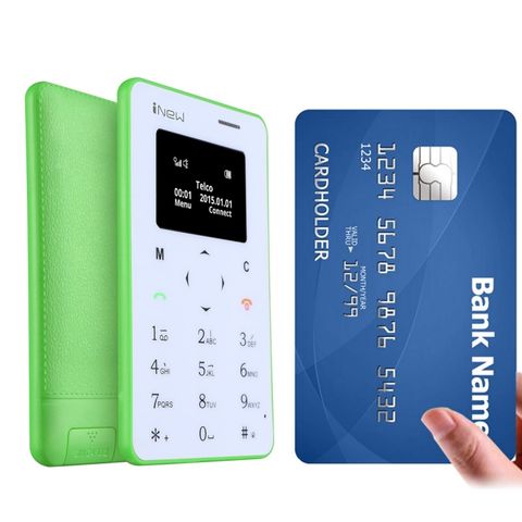 Điện thoại thẻ siêu mỏng iNew Mini 1 Xanh Lá – Nhẹ, gọn, tối giản để liên lạc