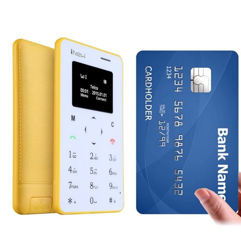 Điện thoại thẻ siêu mỏng iNew Mini 1 Vàng – Nhẹ, gọn, tối giản để liên lạc