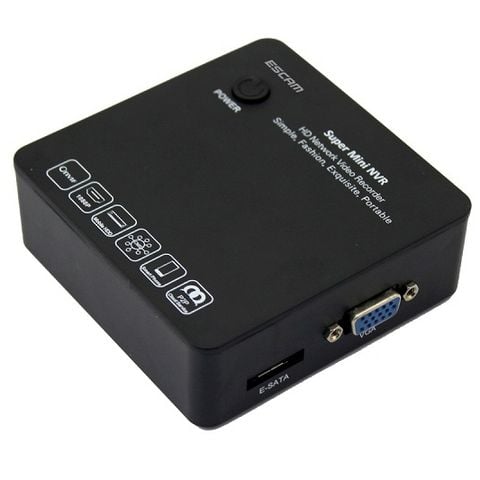 ESCAM K108 – NVR 8 kênh ONVIF hỗ trợ WiFi & 3G, mini gọn nhẹ