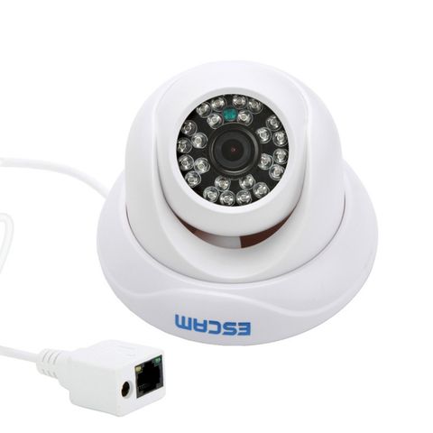 Camera IP mái vòm chống nước ESCAM Snail QD500 720P – Phát hiện chuyển động, Ngày/Đêm