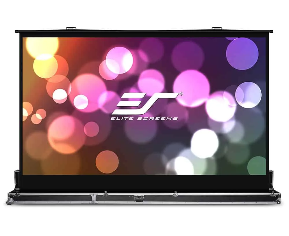Ảnh minh họa Màn chiếu Elite Screens QuickStand 5-Second 163 inch QS163VD – Màn đặt sàn cỡ lớn dựng nhanh 2