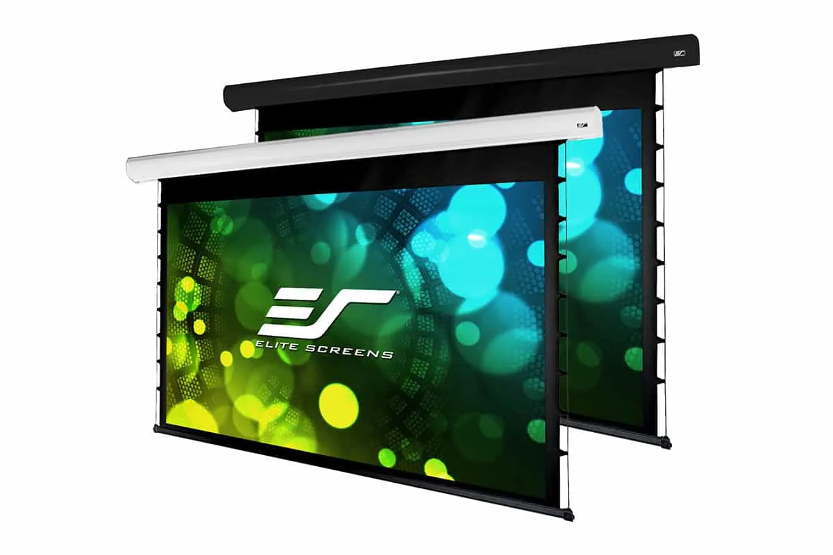 Ảnh minh họa Màn chiếu Elite Screens Starling Tab-Tension 2 120 inch STT120XWH2-E12 – Màn điện căng 2 mép 1