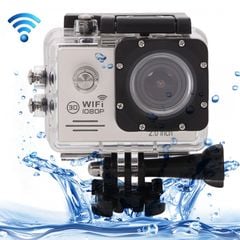  Màn hình LCD SJ7000 Full HD 1080P 2.0 inch Bạc – Máy quay phim thể thao Wifi với vỏ chống nước 30m 