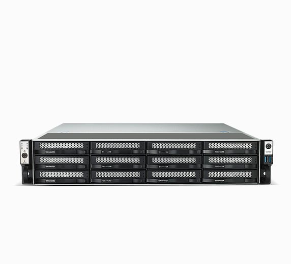 Thiết bị lưu trữ mạng NAS TerraMaster U12-725 12 BAY High-Performance Enterprise Rackmount NAS