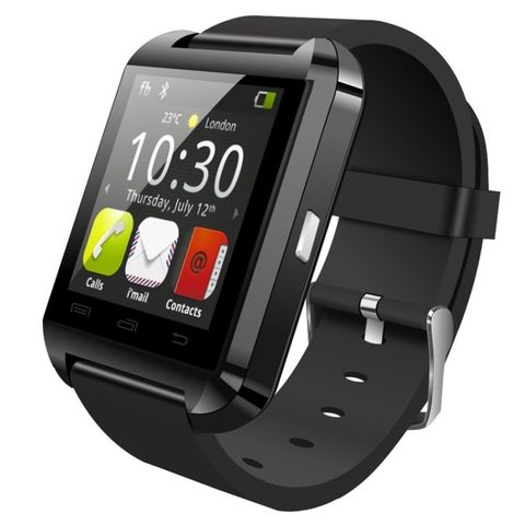 U8 Plus Black – Đồng hồ thông minh cảm ứng 1.44 inch, Bluetooth 4.0, hỗ trợ đếm bước và chụp ảnh từ xa