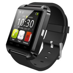  U8 Plus Black – Đồng hồ thông minh cảm ứng 1.44 inch, Bluetooth 4.0, hỗ trợ đếm bước và chụp ảnh từ xa 