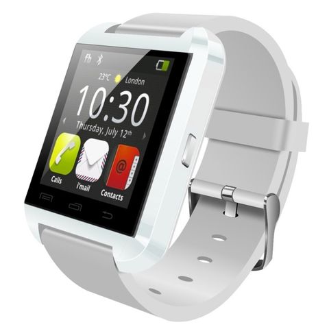 U8 Plus White  – Đồng hồ thông minh cảm ứng 1.44 inch, Bluetooth 4.0, hỗ trợ đếm bước và chụp ảnh từ xa