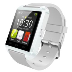  U8 Plus White  – Đồng hồ thông minh cảm ứng 1.44 inch, Bluetooth 4.0, hỗ trợ đếm bước và chụp ảnh từ xa 