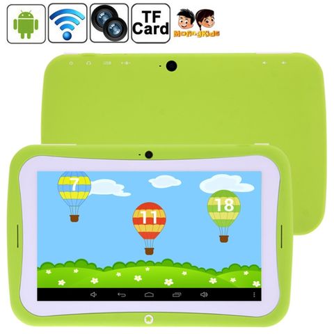 Máy tính bảng cho trẻ em 7.0 inch Android 4.2.2 Green – Hỗ trợ học tập, giải trí an toàn