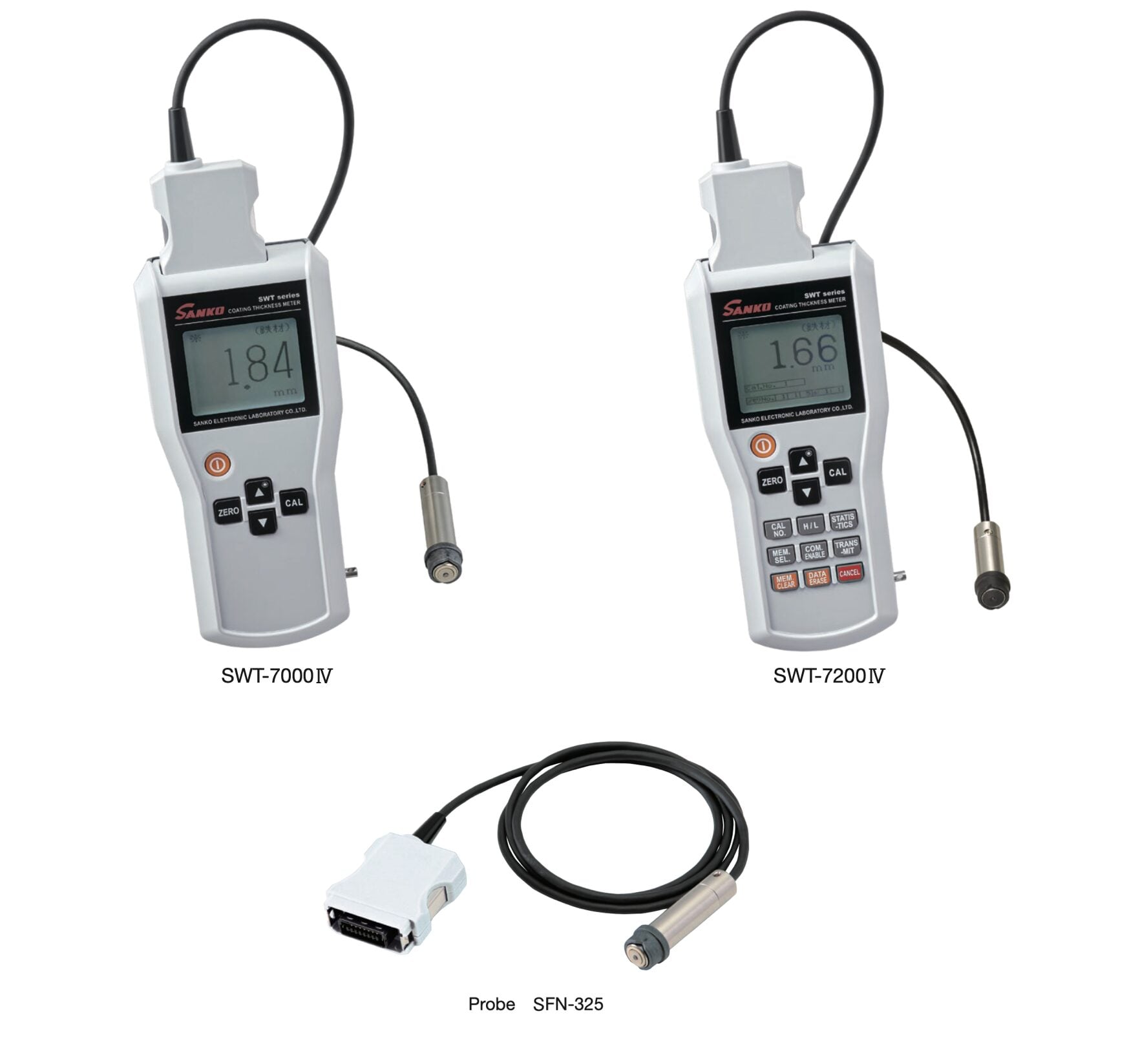 SANKO SWT-7200IV kèm đầu đo SFN-325 thiết bị đo lớp phủ 2 nền