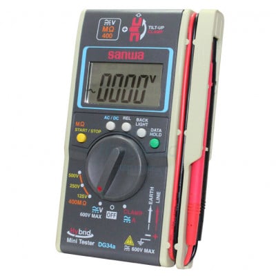 Ảnh minh họa Sanwa DG34a Đồng Hồ Đo Cách Điện Và Đo Dòng Hiển Thị Số 1