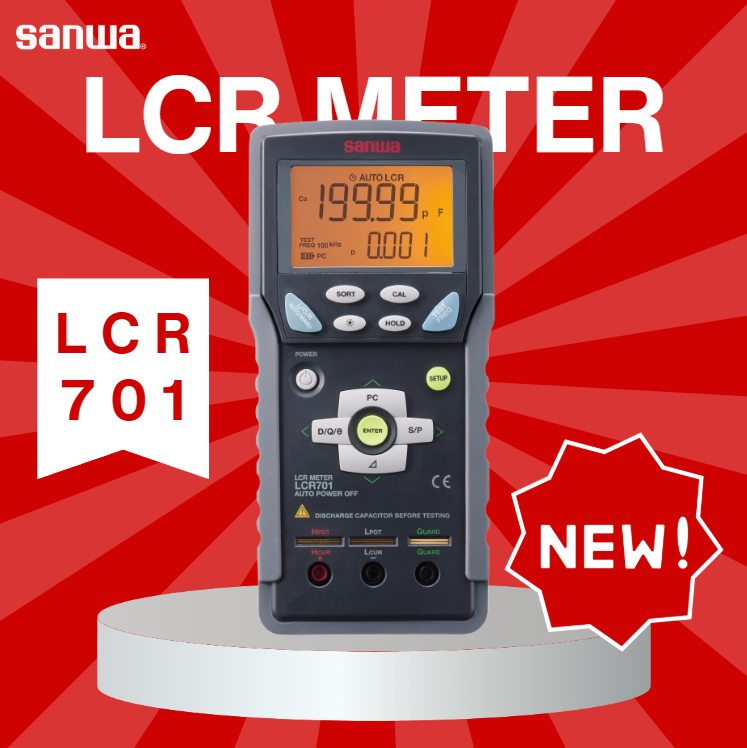Ảnh minh họa SANWA LCR701 thiết bị cầm tay đo thông số LCR linh kiện điện tử 1