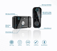  Khóa vân tay cửa cổng Kitos KT-DL04 Pro 