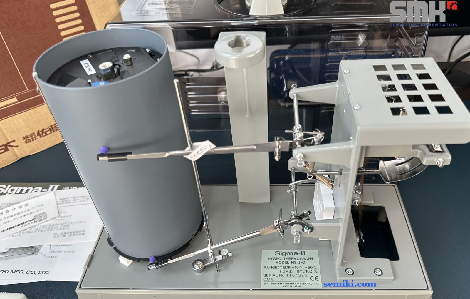 Ảnh minh họa SATO SIGMA II 7211-00 nhiệt kế tự ghi biểu đồ (-10 ~ 50°C/ 0 ~ 100%RH) 1