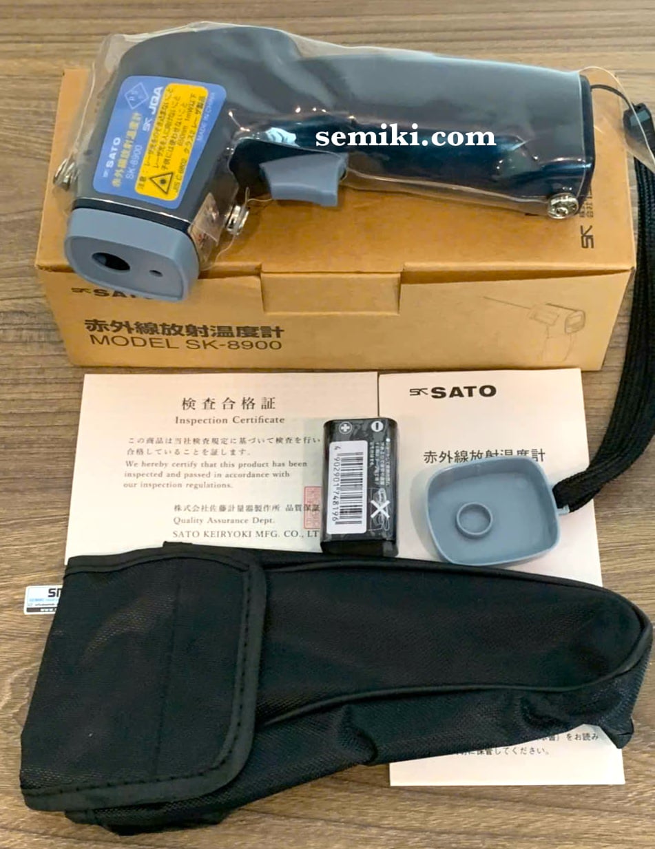 Ảnh minh họa SATO SK-8900 nhiệt kế hồng ngoại (−40~ 450°C/ ±3°C) 1