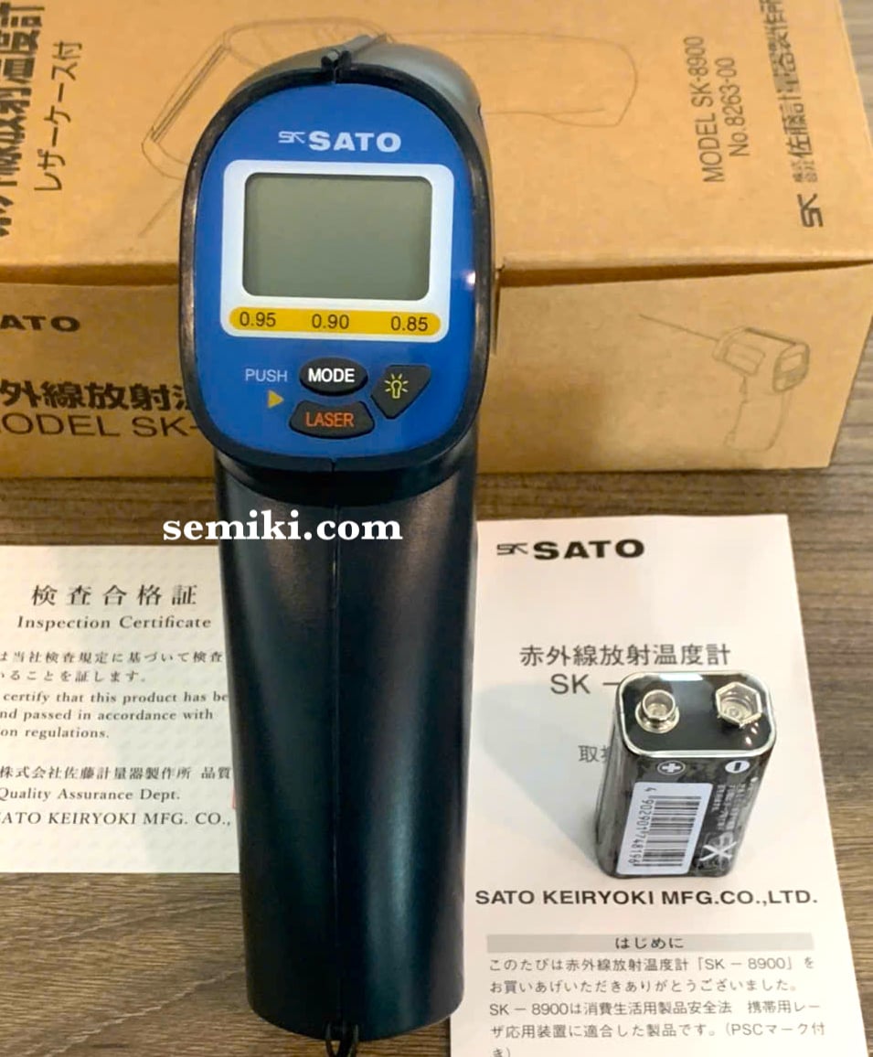 SATO SK-8900 nhiệt kế hồng ngoại (−40~ 450°C/ ±3°C)