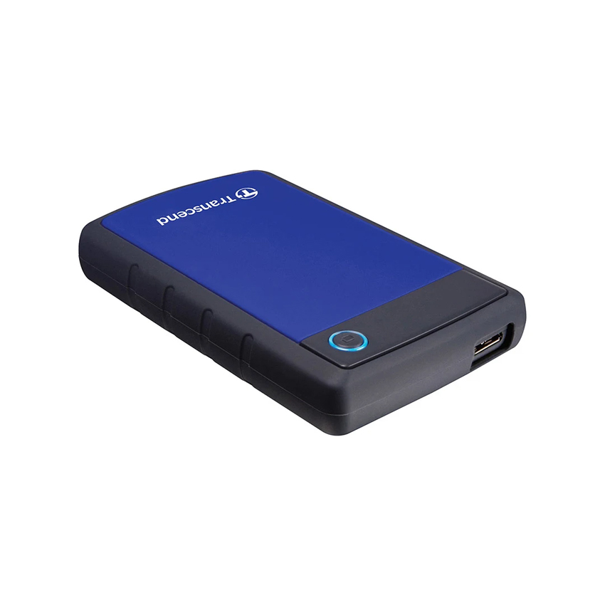 Ảnh minh họa Ổ cứng di động Transcend 2TB 2.5inch StoreJet 25H3B Màu Xanh Blue, Chống Sốc (TS2TSJ25H3B) 1