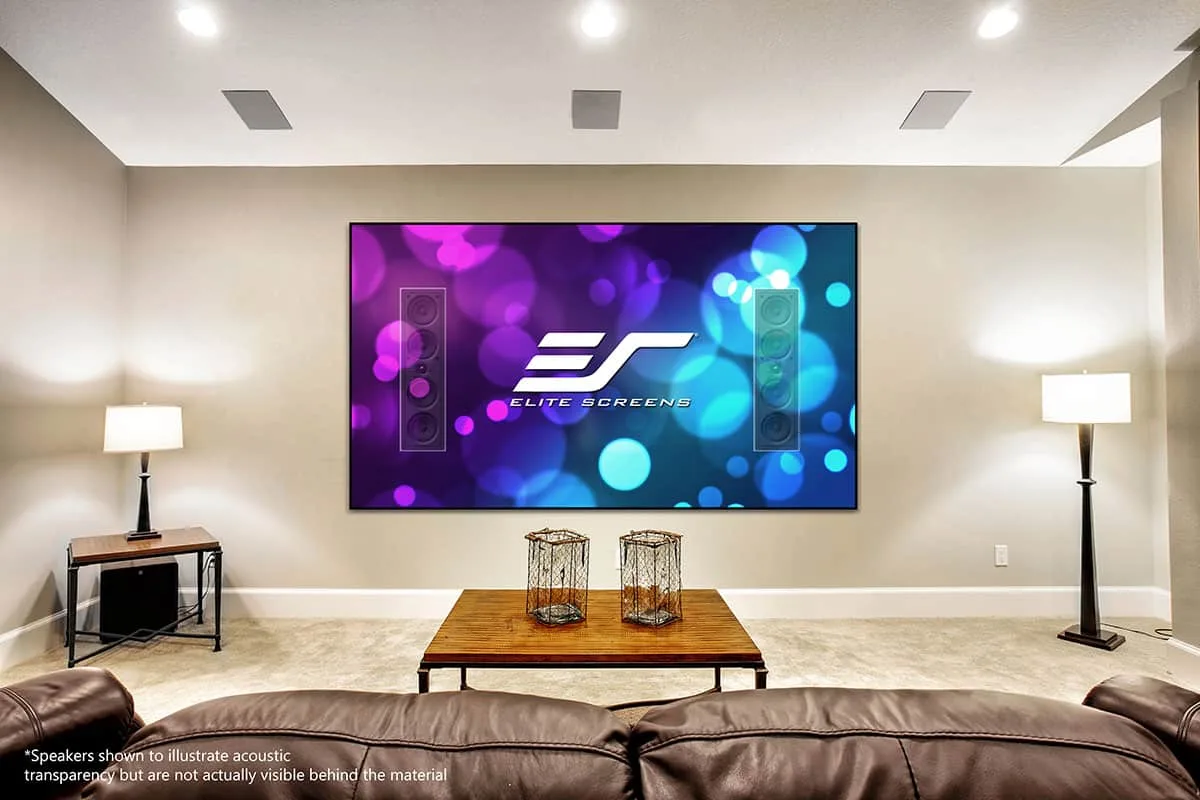 Ảnh minh họa Màn chiếu Elite Screens Aeon CineGrey 3D AT 110 inch AR110H-ATD3 – Chống sáng, xuyên âm 1
