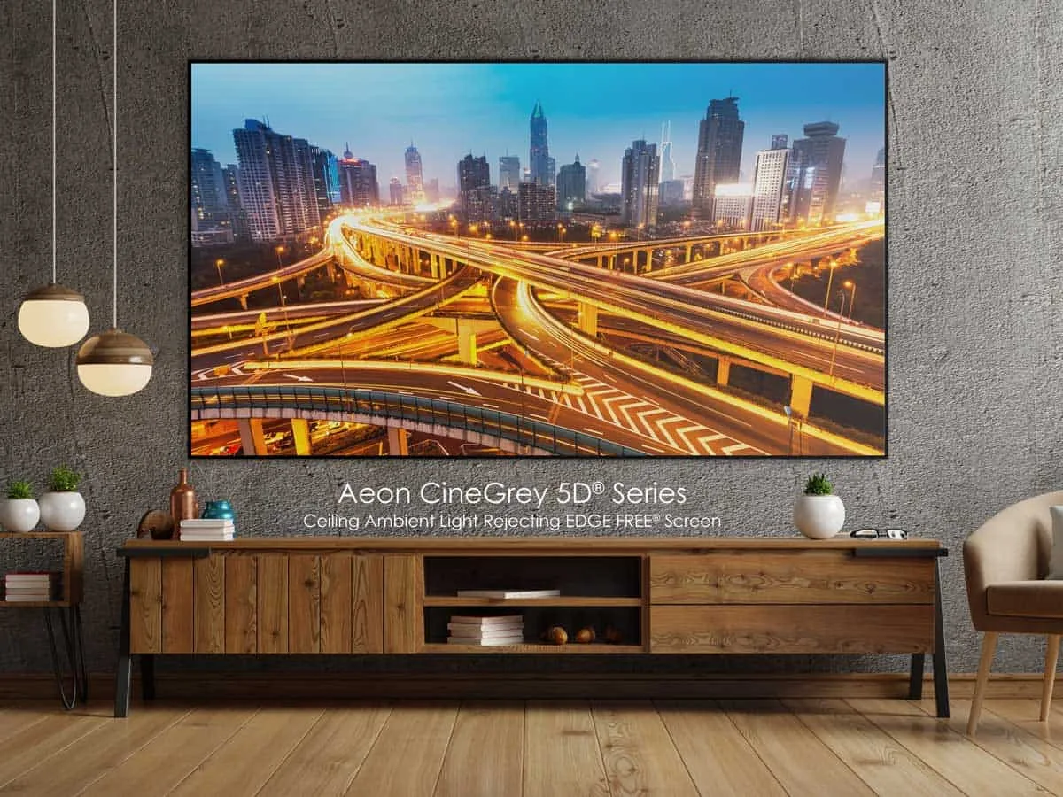 Ảnh minh họa Màn chiếu Elite Screens Aeon CineGrey 5D 200 inch AR200DHD5 – Chống sáng mạnh, gain 1.5 1