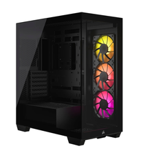  Vỏ máy tính Corsair 3500X RGB Tempered Glass (Mid-Tower, Black, 3 Fan ) CC-9011278-WW 