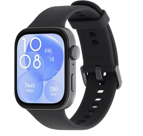 Huawei Watch Fit 3 43.2mm dây silicone - Đen