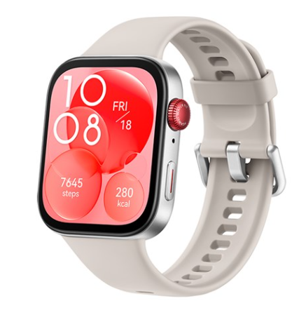 Huawei Watch Fit 3 43.2mm dây silicone - Trắng