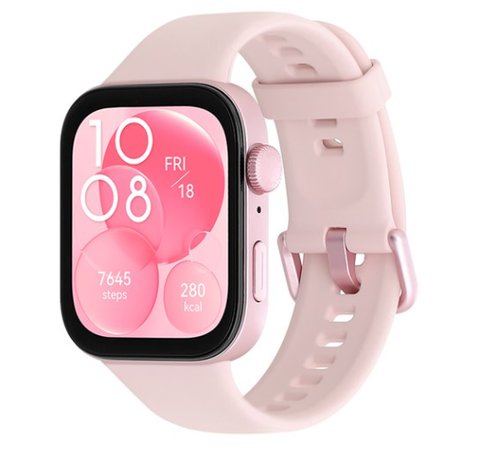 Huawei Watch Fit 3 43.2mm dây silicone - Hồng