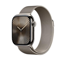  Apple Watch Series 10 GPS + Cellular 46mm viền Titanium dây Milan - Titan tự nhiên 