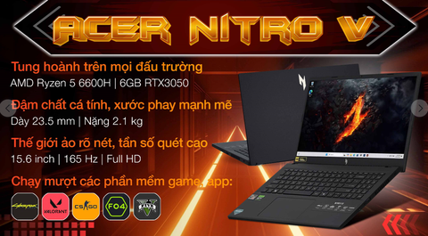 Laptop Acer Gaming Nitro V 15 ANV15 41 R1JY - NH.QPFSV.001