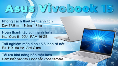 Laptop Asus Vivobook 15 X1504VA - BQ185WS