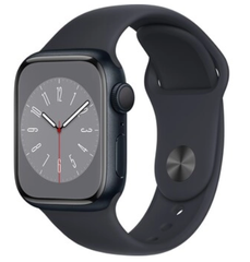  Apple Watch S8 GPS 41mm viền nhôm dây silicone Đen Xanh MNP53VN/A 