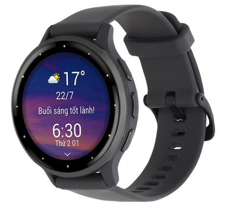 Garmin Venu 3S 41mm dây silicone - Xám