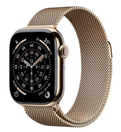 Apple Watch Series 11 GPS + Cellular 46mm viền Titanium dây Milan - Titan vàng