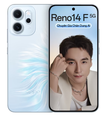 OPPO Reno14 F 5G 256GB - Xanh dương