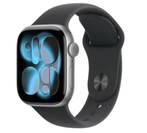 Apple Watch Series 11 42mm (5G) Viền Nhôm Dây Cao Su Size M/L - Xám không gian