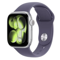  Apple Watch Series 11 46mm (5G) Viền Nhôm Dây Cao Su Size M/L - Bạc 
