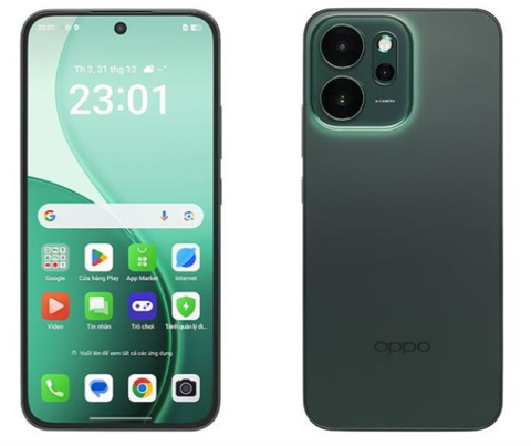 Điện thoại OPPO Reno14 F 5G 12GB/256GB - Xanh lá