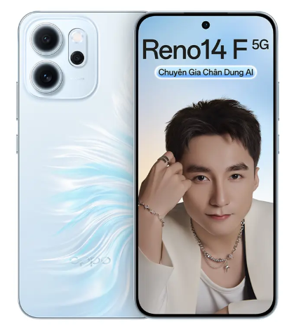 OPPO Reno14 F 5G 8GB 256GB - Xanh dương