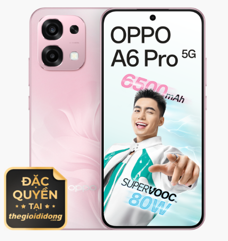 OPPO A6 Pro 5G 12GB/256GB - Hồng