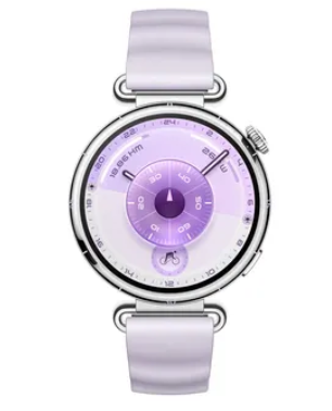 Huawei Watch GT 6 Pro 46mm viền Titanium dây cao su - Tím